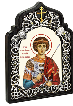2.78.0806л И.н.латунная Георгий Победоносец 2.78.0806л И.н.латунная Георгий Победоносец