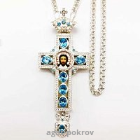 2.10.0270л-2/1л Крест латунный с цепью