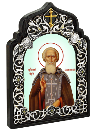 2.78.0815л И.н.латунная Святой преподобный Сергий Радонежский 2.78.0815л И.н.латунная Святой преподобный Сергий Радонежский