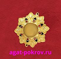 2.7.1429лп Мощевик латунный в позолоте