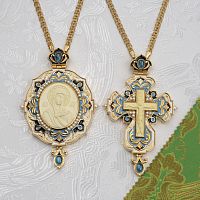 2.7.2620лп-11/1лп-К-М Архиерейский наперсный комплект в позолоте