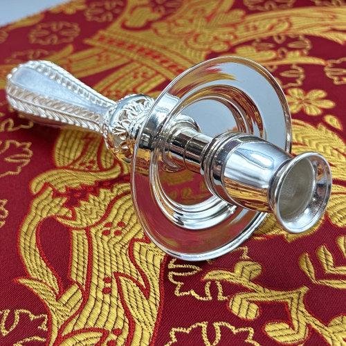 2.7.0946л Подсвечник латунный ручной фото 2 2.7.0946л Подсвечник латунный ручной фото 2