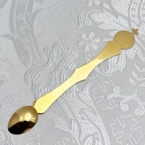 2.7.0048лп Лжица латунная из набора для причащения болящих фото 2 2.7.0048лп Лжица латунная из набора для причащения болящих фото 2