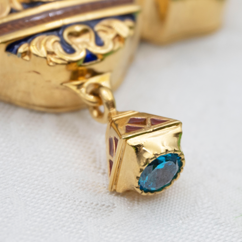 2.7.2708лп-18/155лп-М Панагия латунная в позолоте фото 2 2.7.2708лп-18/155лп-М Панагия латунная в позолоте фото 2