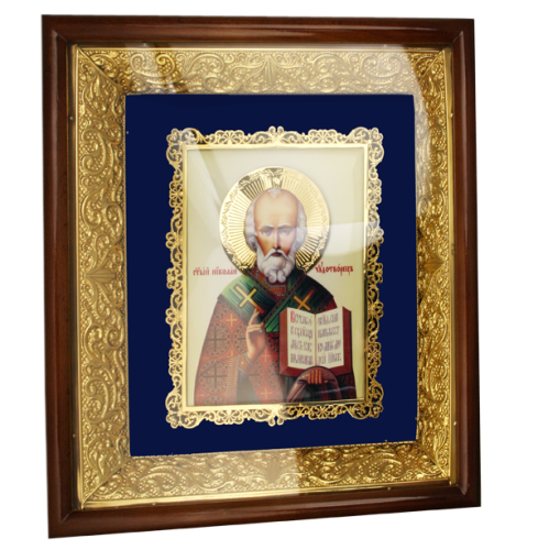2.14.0165лп-5 Икона настенная - святитель Николай Чудотворец. 2.14.0165лп-5 Икона настенная - святитель Николай Чудотворец.