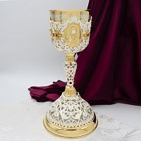 2.7.2790лп Потир на 0.75л в позолоте и серебрении