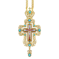 2.10.0407лп-2/1лп Крест наперсный в позолоте