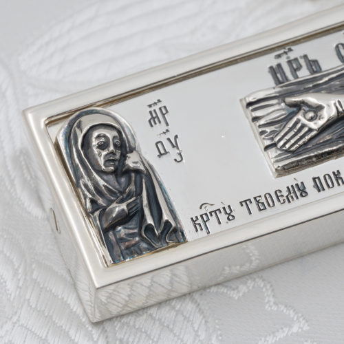 2.7.2544лр Крест напрестольный латунный в серебрении фото 6 2.7.2544лр Крест напрестольный латунный в серебрении фото 6