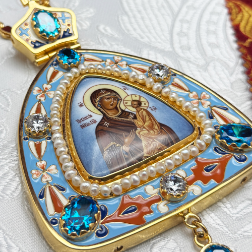 2.7.2303лп-18/1лп-М Панагия в позолоте фото 4 2.7.2303лп-18/1лп-М Панагия в позолоте фото 4