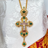 2.10.0180лп-2/1лп Крест латунный с цепью