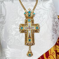 2.10.0226лп-2/1лп Крест наперсный в позолоте