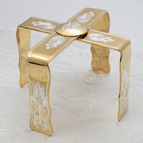 2.7.0315лф Звездица латунная в позолоте и серебрении 2.7.0315лф Звездица латунная в позолоте и серебрении