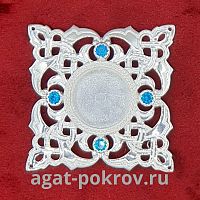 2.7.0162л Мощевик латунный Снежинка