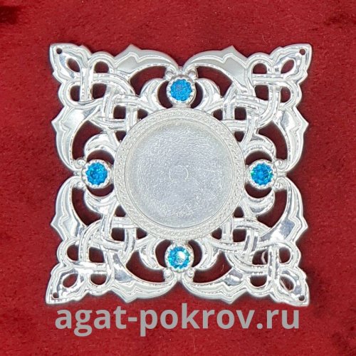 2.7.0162л Мощевик латунный Снежинка 2.7.0162л Мощевик латунный Снежинка