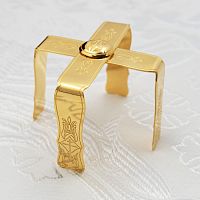 2.7.0865лп Звездица латунная в позолоте