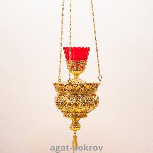 2.7.1771лп/202лп Лампада подвесная в позолоте