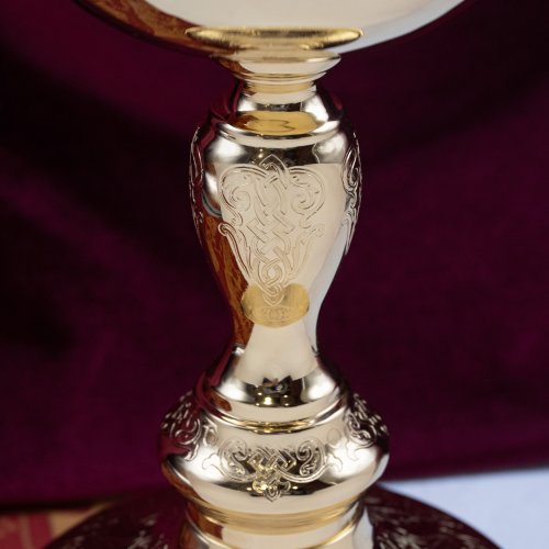 2.7.1814лп Потир в позолоте на 1л фото 3