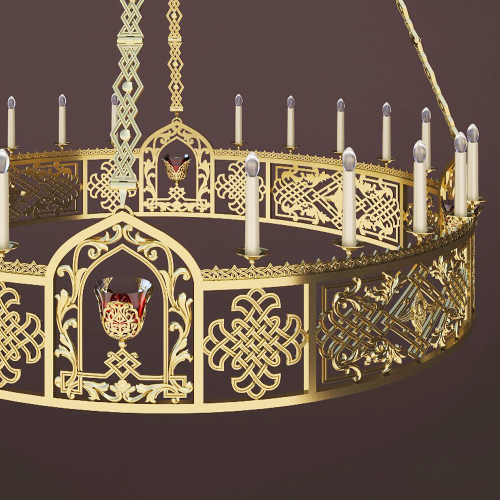 2.7.3011 Хорос одноярусный с лампадами фото 3 2.7.3011 Хорос одноярусный с лампадами фото 3