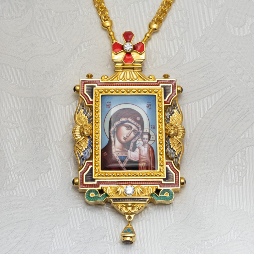 2.7.2708лпэ-2/153лп Панагия в позолоте 2.7.2708лпэ-2/153лп Панагия в позолоте