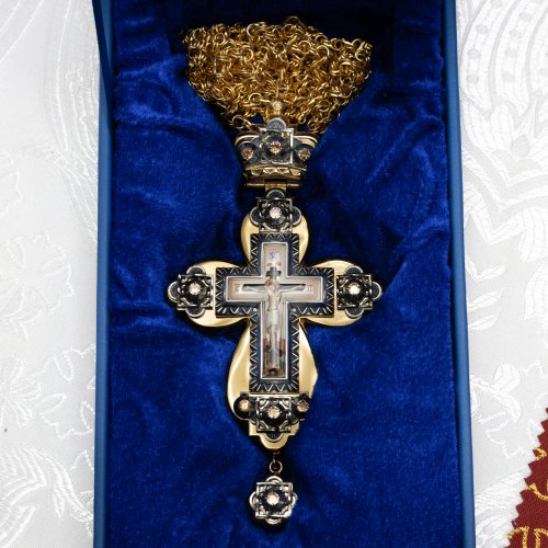 2.10.0461лпр-2/1лп Наперсный крест фото 3