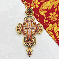 2.10.0646лп-2/1лп-М Крест наперсный в позолоте