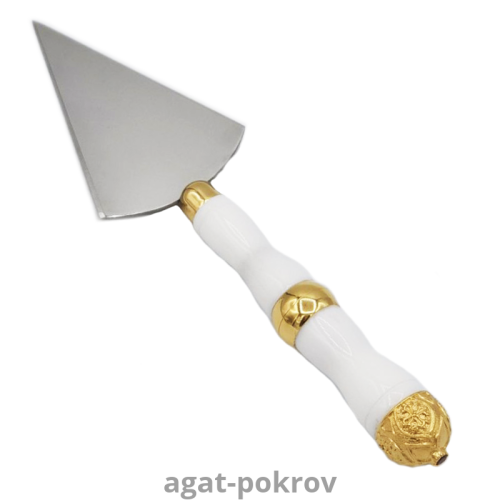 2.7.1123лпб Копие латунное большое в позолоте с ручкой 2.7.1123лпб Копие латунное большое в позолоте с ручкой