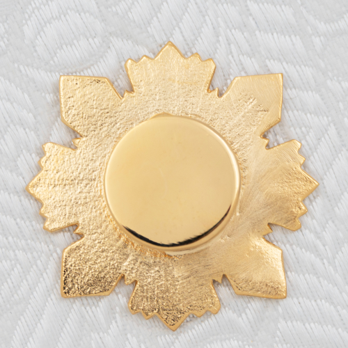 2.7.0015лп Мощевик латунный в позолоте фото 4