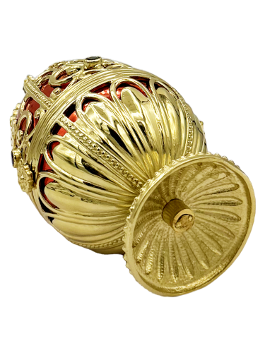 2.13.0261лфэ Яйцо пасхальное сувенирное латунное в позолоте фото 4 2.13.0261лфэ Яйцо пасхальное сувенирное латунное в позолоте фото 4