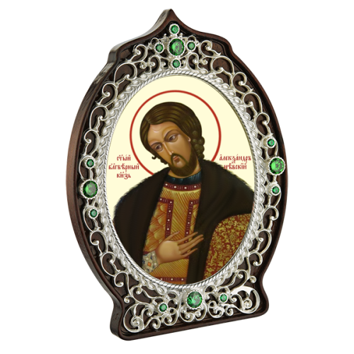 2.78.0921л И.н.латунная Св. Благоверный Князь Александр Невский 2.78.0921л И.н.латунная Св. Благоверный Князь Александр Невский