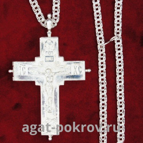 2.10.0067л/1л Крест - мощевик протоиерейский с цепью