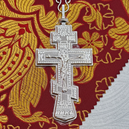 2.10.0664л/10л Крест наперсный с серебрением 2.10.0664л/10л Крест наперсный с серебрением