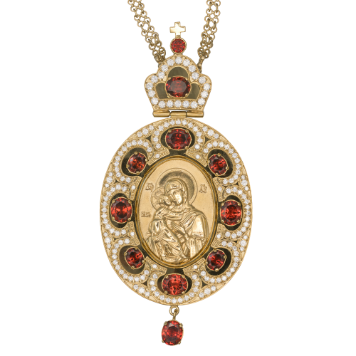 2.7.2461лп/63лп Панагия в позолоте 2.7.2461лп/63лп Панагия в позолоте