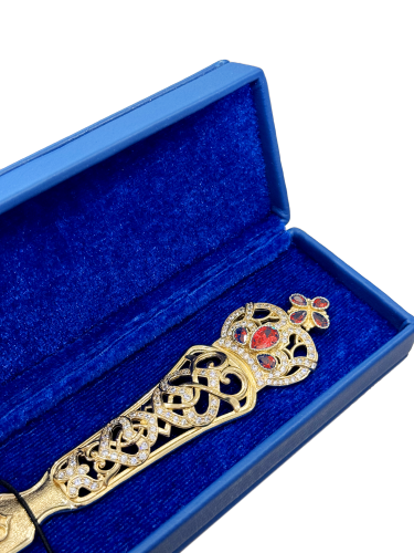 2.7.1421лп Лжица латунная в позолоте фото 2 2.7.1421лп Лжица латунная в позолоте фото 2