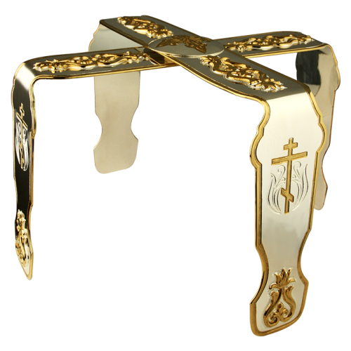 2.7.0812лф Звездица латунная с фрагментальной позолотой и травлением 2.7.0812лф Звездица латунная с фрагментальной позолотой и травлением