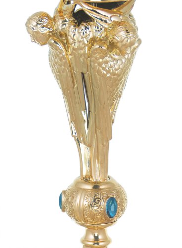 2.7.1717лп Подсвечник в позолоте фото 3