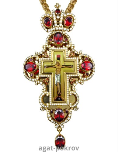 2.10.0100лп-2/113лп Крест наперсный с цепью