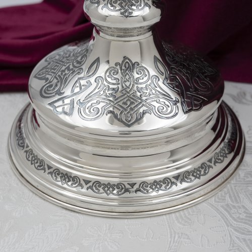 2.7.1812лр Потир на 0,75 л. в серебрении фото 3