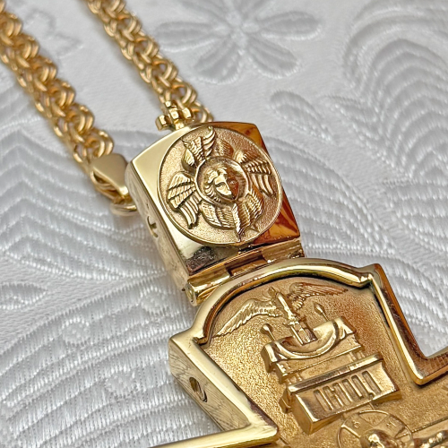 2.10.0408лп/1лп Крест наперсный в позолоте фото 6 2.10.0408лп/1лп Крест наперсный в позолоте фото 6