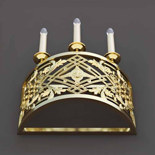 5.7.2973лм Бра церковное на 3 свечи фото 4 5.7.2973лм Бра церковное на 3 свечи фото 4