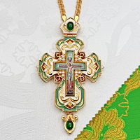 2.10.0646лп-2/1лп-М Крест наперсный в позолоте