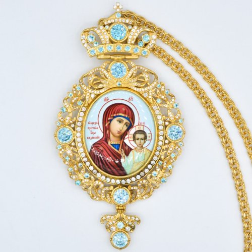 2.7.0562лп-2/1лп Панагия латунная в позолоте