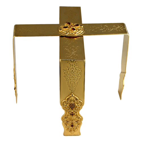 2.7.1027лп Звездица латунная в позолоте