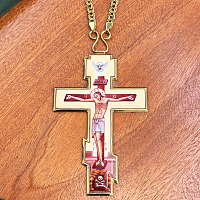 2.10.0403лп-2/1лп Крест латунный в позолоте