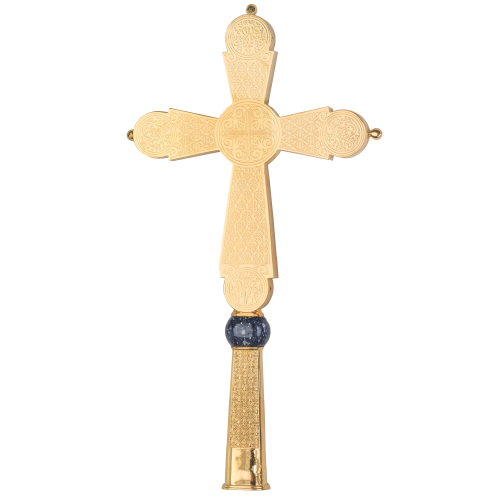 2.7.2267лпэ-2 Крест напрестольный в позолоте фото 3