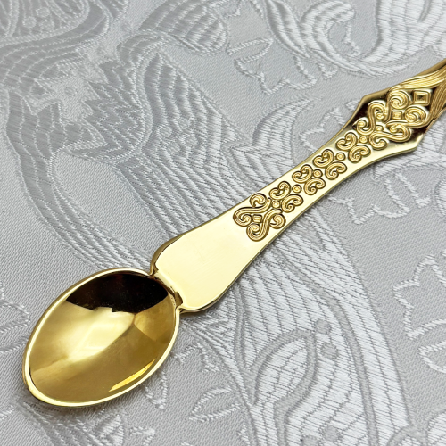 2.7.0048лп Лжица латунная из набора для причащения болящих фото 5 2.7.0048лп Лжица латунная из набора для причащения болящих фото 5