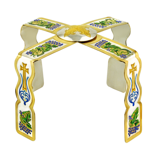 2.7.0140лп Звездица латунная в позолоте с эмалью 2.7.0140лп Звездица латунная в позолоте с эмалью