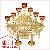 2.7.2562лп Семисвечник (Юв. сплав)
