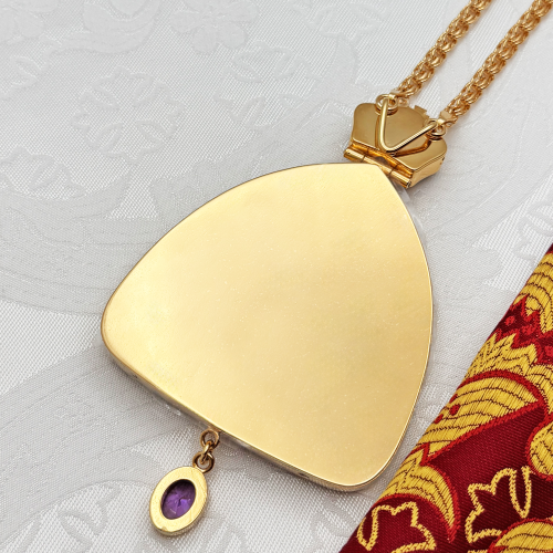 2.7.2303лп-18/1лп-М Панагия в позолоте фото 3