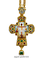 2.10.0492лпр-2/1лп Крест наперсный в позолоте