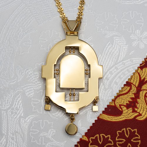 2.7.1887лп-2/115лп Панагия в позолоте фото 5